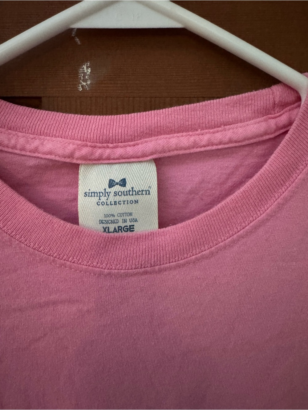 Simply Southern Pink Crewneck Tee - Picture 2 of 3
